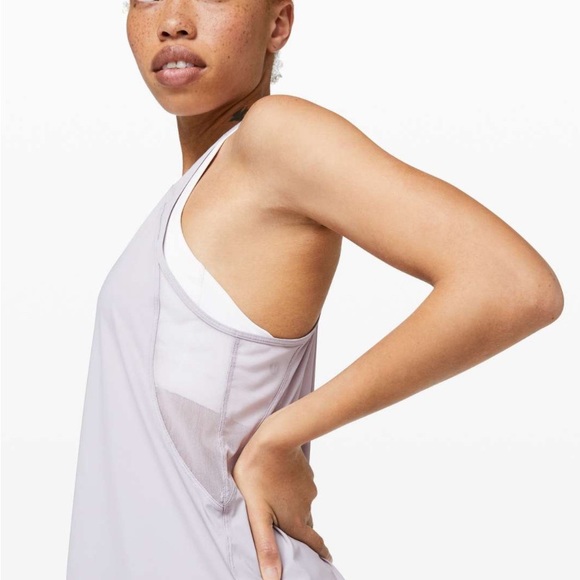 LULULEMON Run Off Route Tank - Iced Iris - Picture 3 of 6